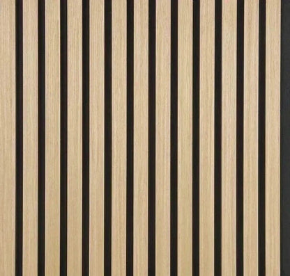 Akoestisch Houten Wandpaneel — Transformeer je ruimte in slechts 30 minuten (270 x 110 cm)