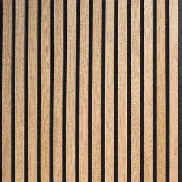 Akoestisch Houten Wandpaneel — Transformeer je ruimte in slechts 30 minuten (270 x 110 cm)