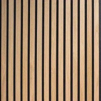 Akoestisch Houten Wandpaneel — Transformeer je ruimte in slechts 30 minuten (270 x 110 cm)